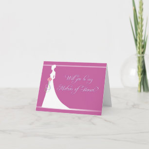 Will You Be My Matron of Honor? Invitation