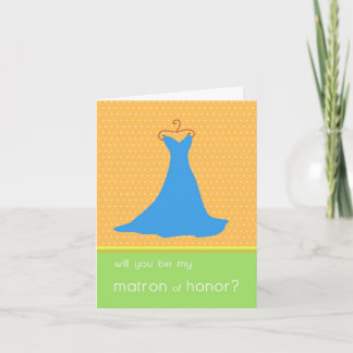 Will You Be My Matron of Honor? Invitation