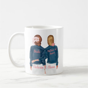 Will you be my Matron of Honor Jean Jacket Mug