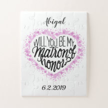 Will you be my Matron of Honor Puzzle