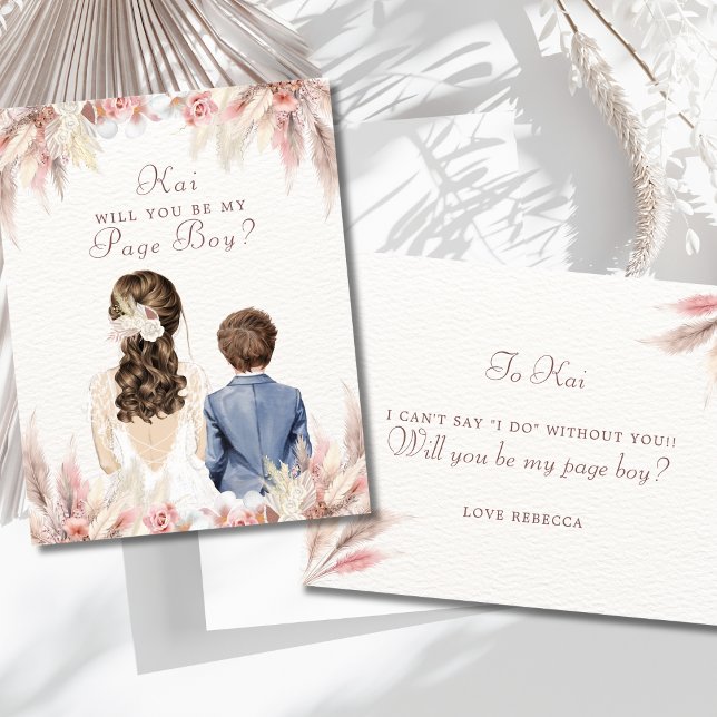 Will You Be My Page Boy Bridal Party Proposal  (Creator Uploaded)