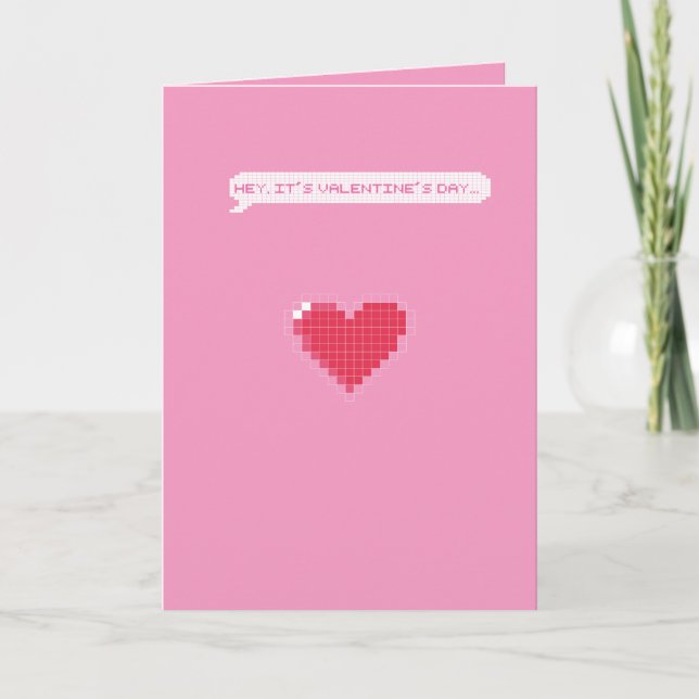 Will you be my player 2? - Gamer Valentine's Day Holiday Card (Front)