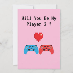 Will You Be My Player 2 ? Holiday Card