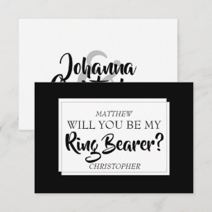 Will You Be My Ring Bearer Card
