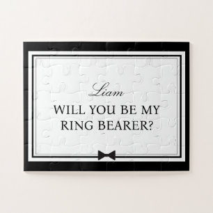 "Will You Be My Ring Bearer" Fun Kids Proposal  Jigsaw Puzzle