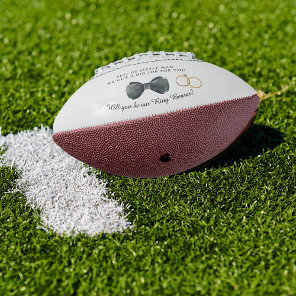 Will you be my Ring Bearer Proposal Football