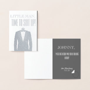 Will You Be My Ring Bearer Proposal Invitation