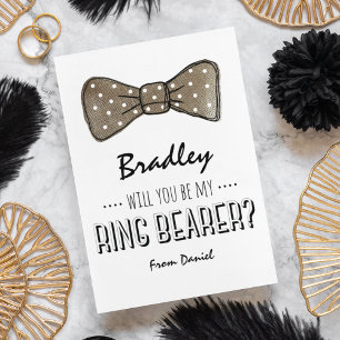 Will You Be My Ring Bearer? Rustic Wedding Invitation