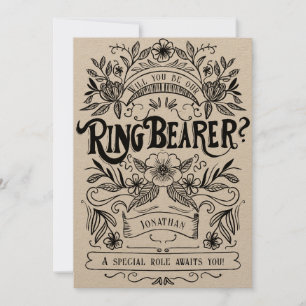 will you be my ringbearer? invitation