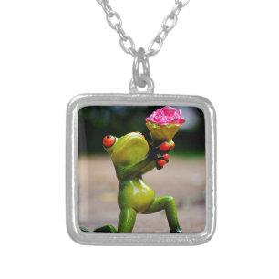 Will you be my.... silver plated necklace