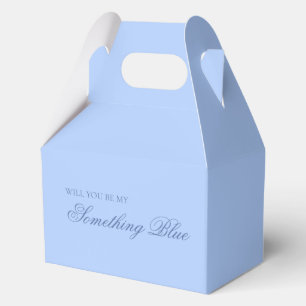 Will You Be My Something Blue Proposal Box