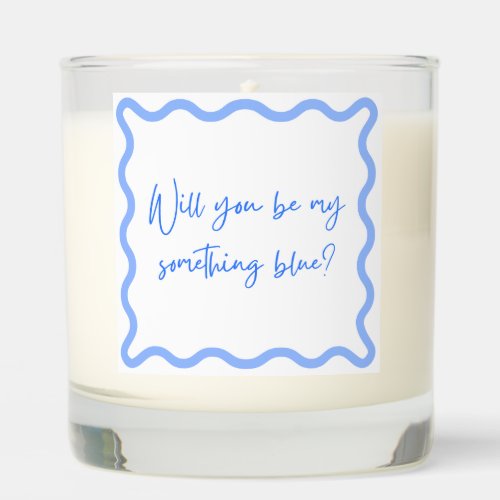 Will You Be My Something Blue Scented Candle