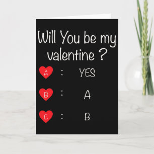 Will You Be My Valentine1  Card