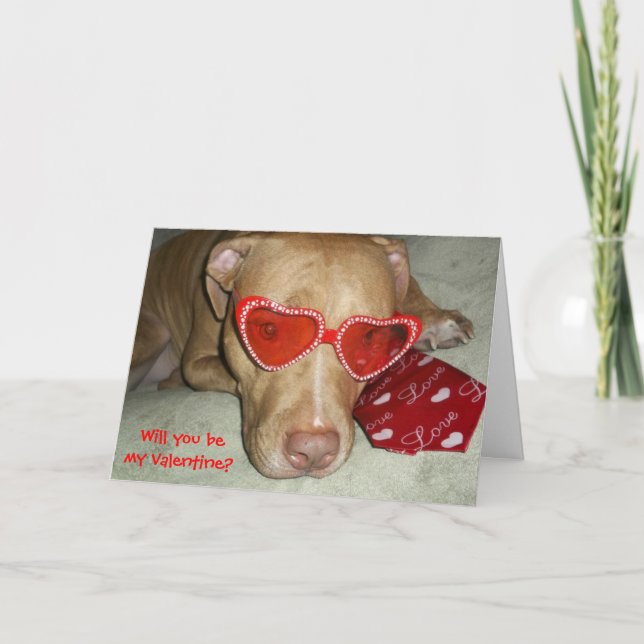 Will you be my valentine card (Front)