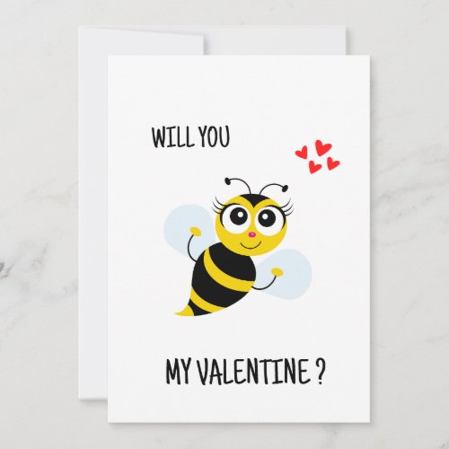 Will you be my valentine card