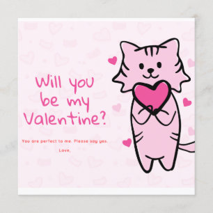 Will you be my Valentine Invitation