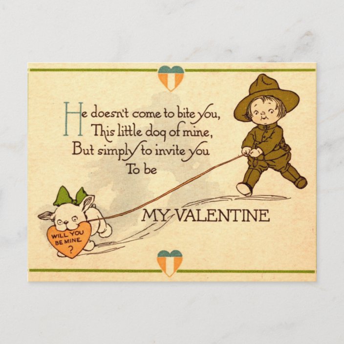 Will you be my Valentine? Post Card | Zazzle.com