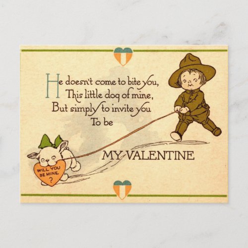 Will you be my Valentine Post Card