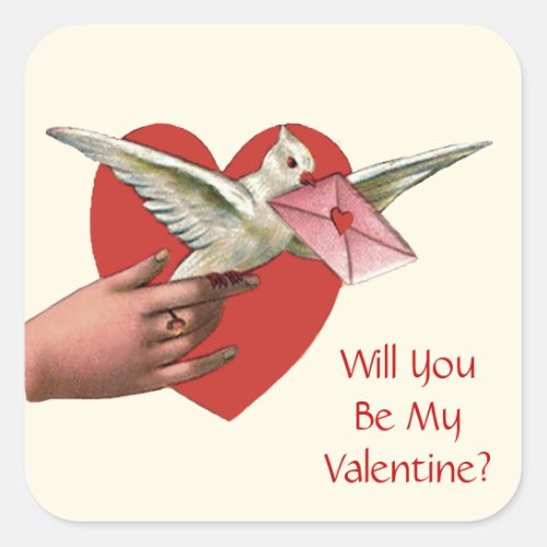 Will You Be My Valentine Sticker