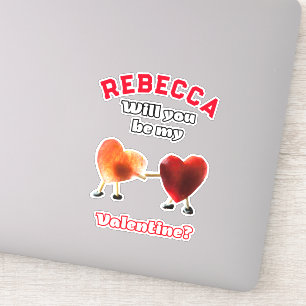 Will You be my Valentine? Sticker