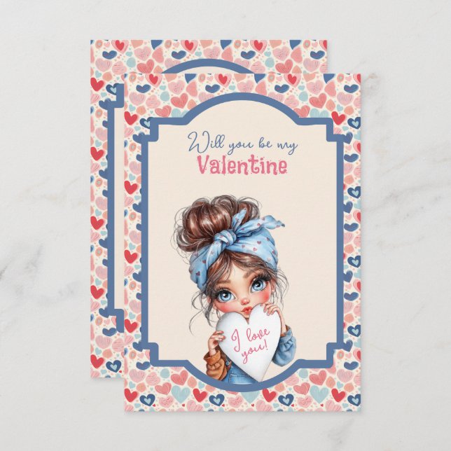 Will You Be My Valentine Teen  (Front/Back)