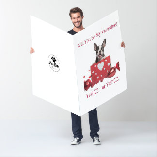 Will You Be My Valentine Yes No Giant Valentine Card