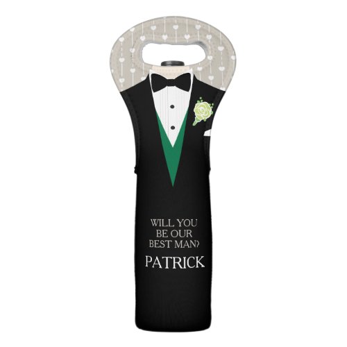 Will you be our best man bottle bag