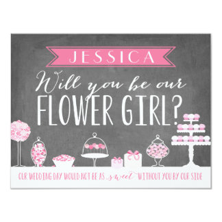 Will You Be Our Flower Girl | Bridesmaid Card