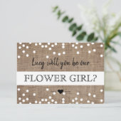 Will You Be Our Flower Girl Card | Zazzle