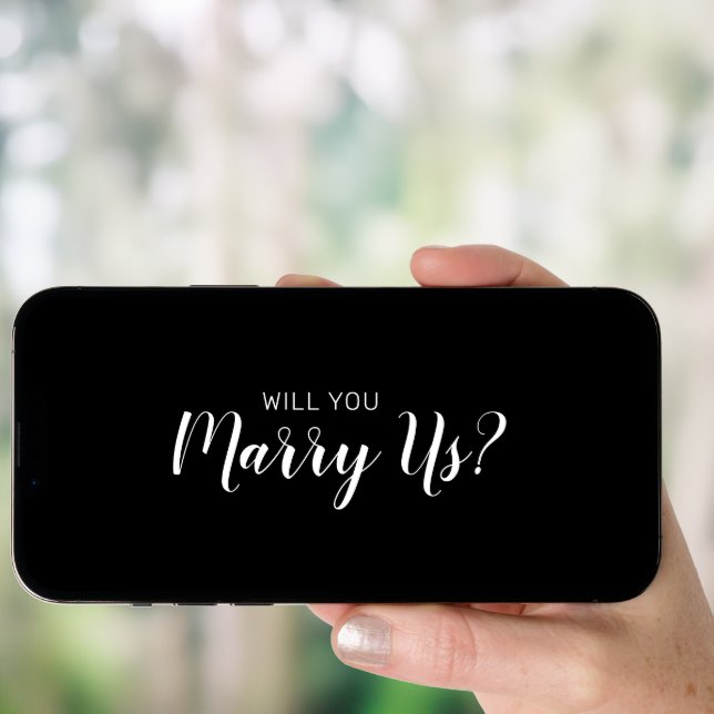 Will You Be Our Officiant | Wedding Marry Us Invitation (Front Digital)