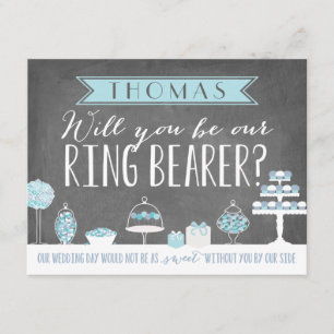 Will You Be Our Ring Bearer Groomsman Invitation