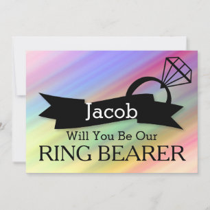 Will You Be Our Ring Bearer Invitation