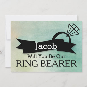 Will You Be Our Ring Bearer Invitation