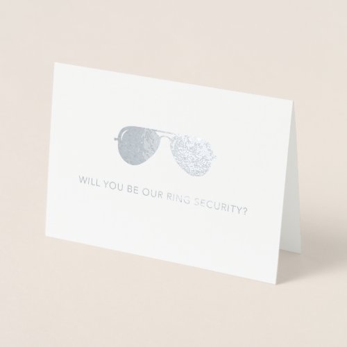 Will you be our ring security card _ Wedding party
