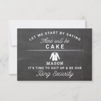 Will You Be Our Ring Security Proposal Card
