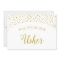 Will You Be Our Usher Wedding Proposal Card
