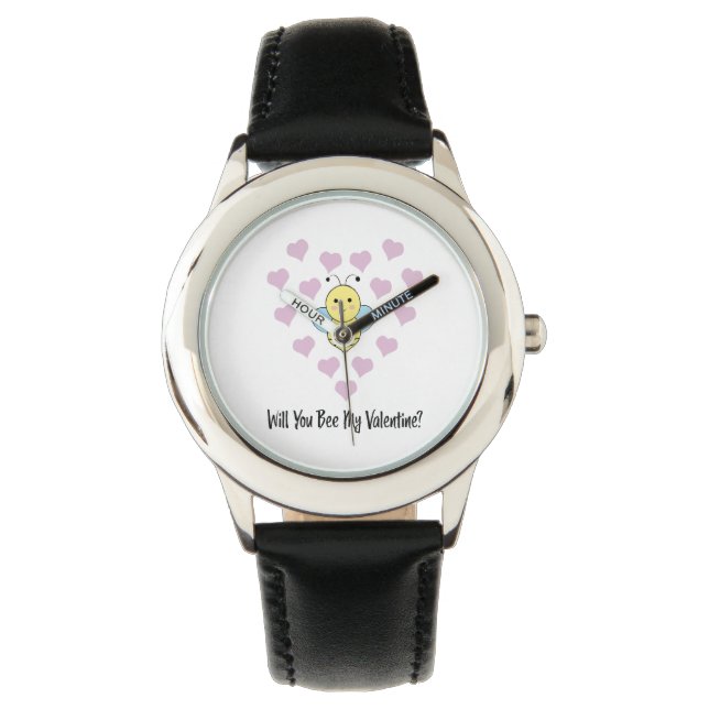 Will You Bee My Valentine Watch (Front)