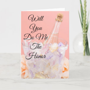 WILL YOU DO ME THE HONOR **PROPOSAL CARD** HOLIDAY CARD