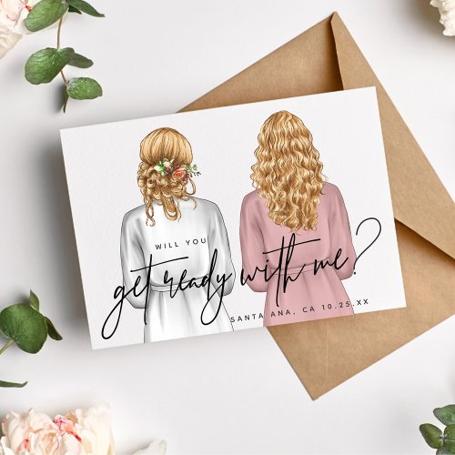 Will You Get Ready With Me Girls in Robes card