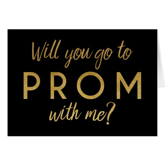 Will You Go To Prom With Me