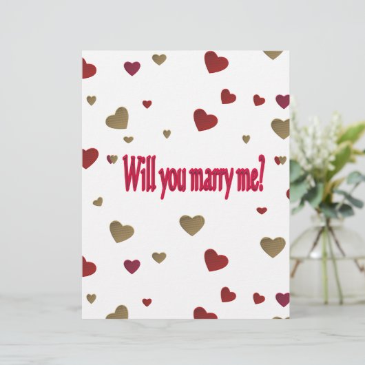 Will you marry me? (Standing Front)