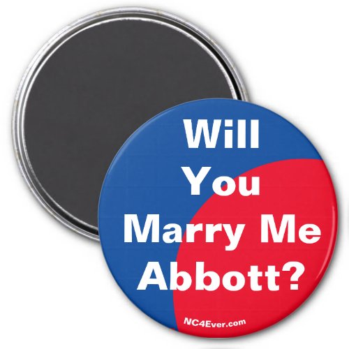 Will You Marry Me Abbott Magnet