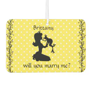 Will You Marry Me Air Freshener