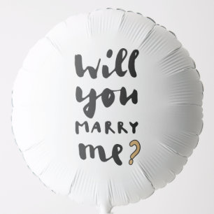 Will you marry me balloon