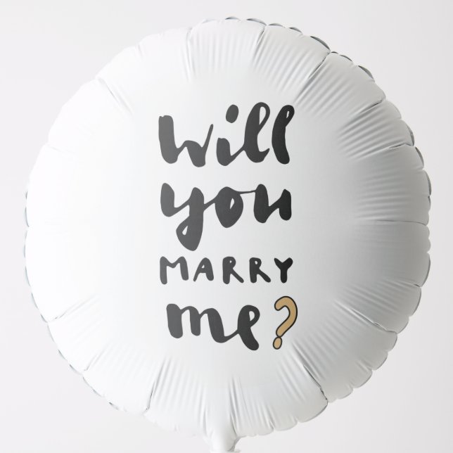 Will you marry me balloon (Front)
