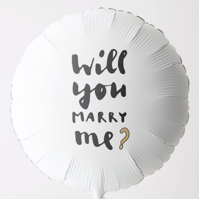 Will you marry me balloon (Front)