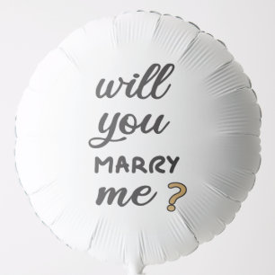 Will you marry me? balloon