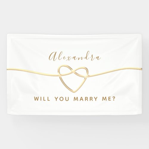 Will You Marry Me Banner