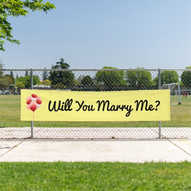 Will You Marry Me? Banner (Insitu)