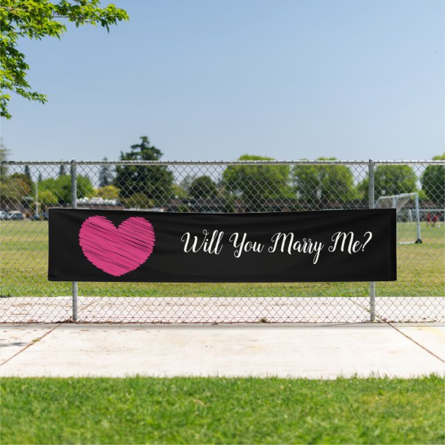 Will You Marry Me? Banner (Insitu)